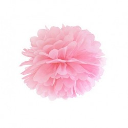 Pompon rose - 35cm