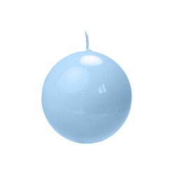 Bougie ronde bleu - 6cm