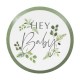 8 Assiettes botanique "hay baby"