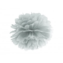 Pompon argent - 35cm