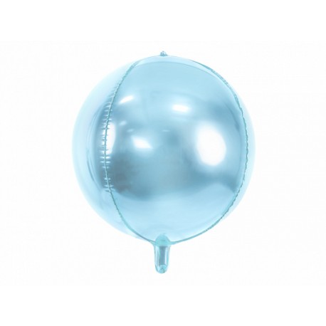 Ballon mylar bulle bleu