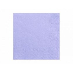 20 Serviettes lilas