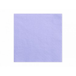 20 Serviettes lilas