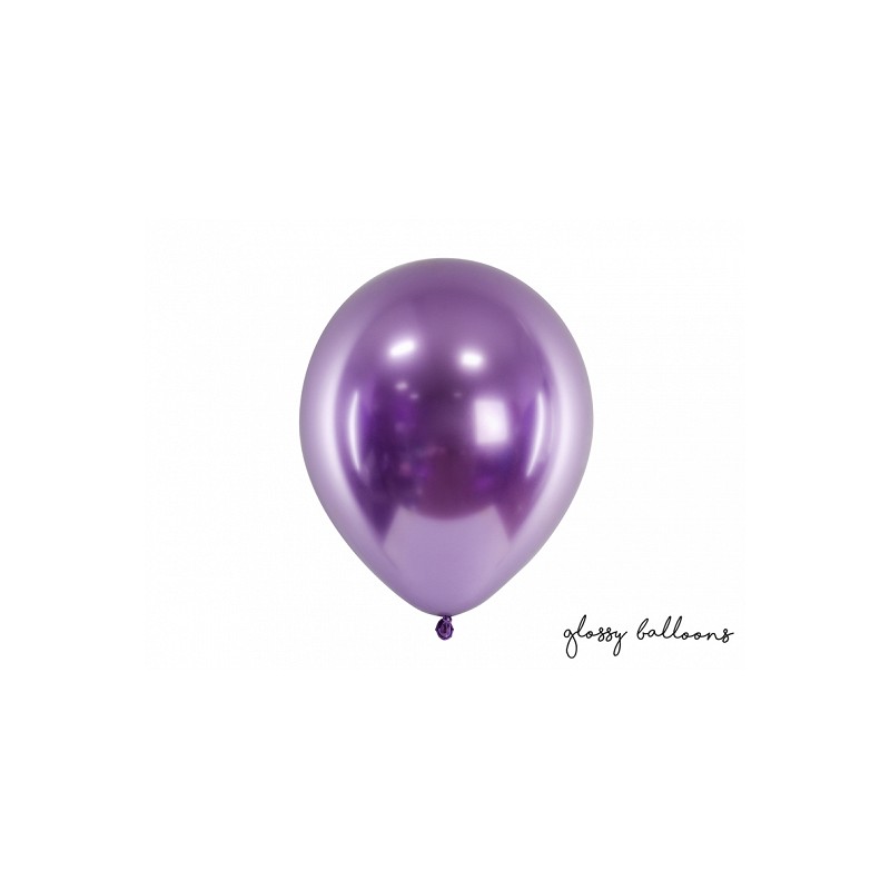 Ballon brillant violet, 30cm - décoration de fête