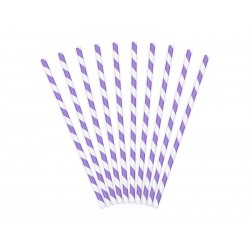 10 Pailles violettes