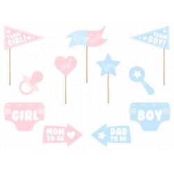 Photobooth pour gender reveal