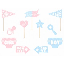 Photobooth pour gender reveal
