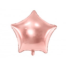 Ballon mylar étoile rose gold 