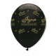 Ballon anniversaire noir