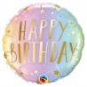 Ballon birthday pastel - 46cm