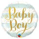 Ballon mylar "baby boy" - 46cm