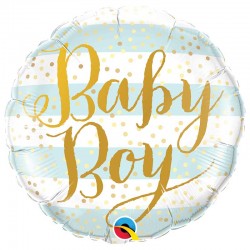 Ballon mylar "baby boy" - 46cm