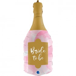 Ballon bouteille de champagne bride to be