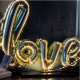 Ballon mylar "love" or