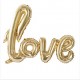 Ballon mylar "love" or