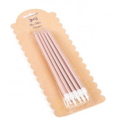 Grandes bougies rose gold x10