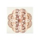 Serviettes mandala rose gold