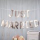 Guirlande just married rose gold