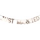 Guirlande just married rose gold