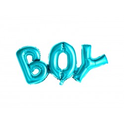 Ballon mylar "boy" bleu