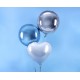 Ballon bulle mylar argent - 40cm