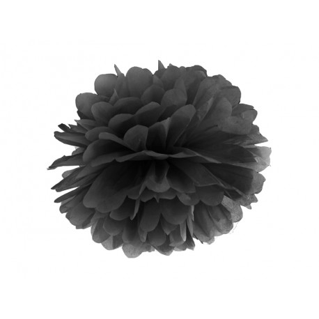 Pompons noir - 35cm