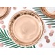 6 Assiettes rose gold - 23cm