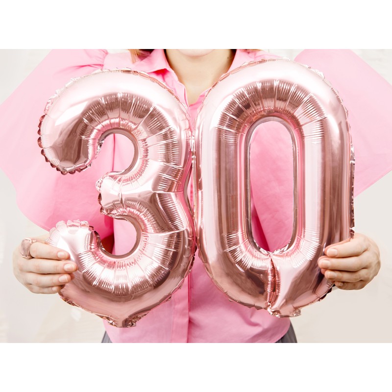 Ballon Anniversaire Chiffre 1 Rose 36cm : Ballons Chiffre Roses sur  Sparklers Club