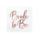 20 Serviettes Bride to be