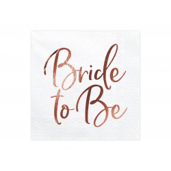 20 Serviettes Bride to be