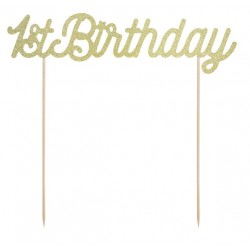 Cake topper "1st birthday" or