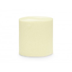 Rouleaux papier crépon crème - 10m