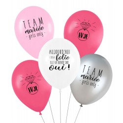 Lot de 5 ballons EVDJF