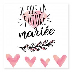 Tatouages temporaires "futur mariée"