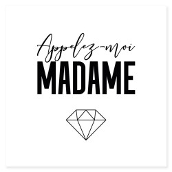 Tatouages temporaires "madame"